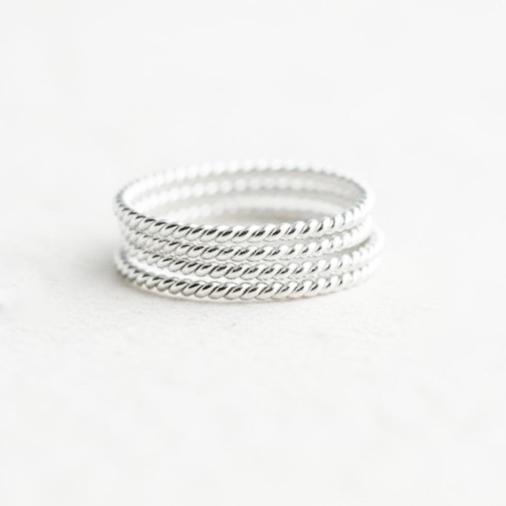 Twisted Stack Ring