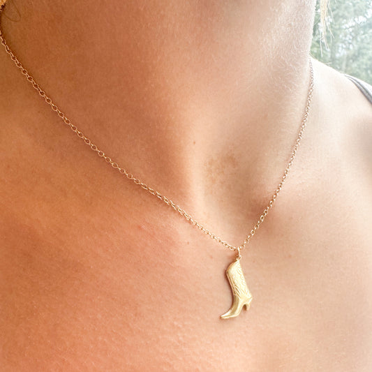 Boot Necklace