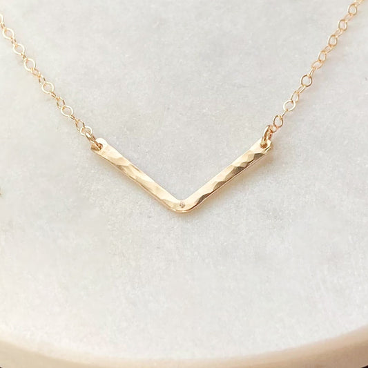 Mini chevron necklace