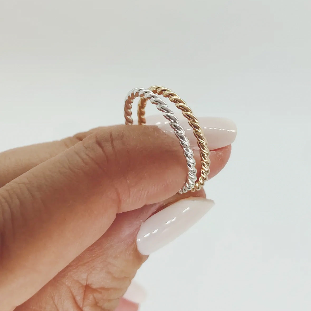Twisted Stack Ring