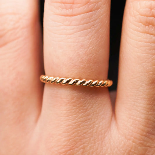 Twisted Stack Ring