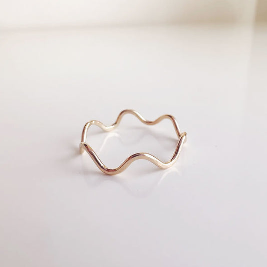 Squiggle Stack Ring
