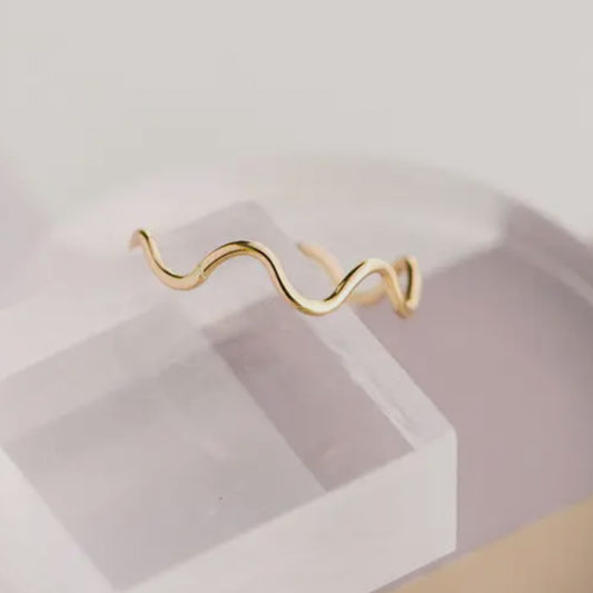 Squiggle Stack Ring
