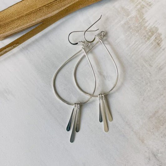 Teardrop Fringe Earrings
